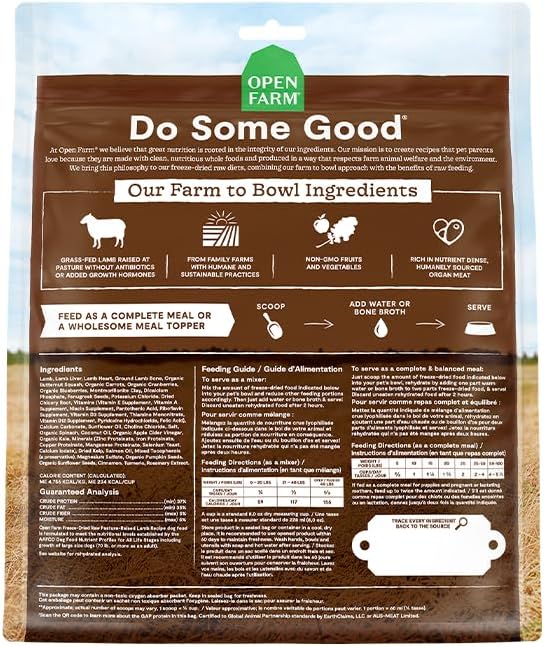 OPEN FARM Fd LAMB DogFood 3.5