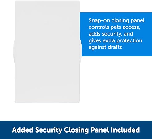 PetSafe Plastic Pet Door with White Frame XL