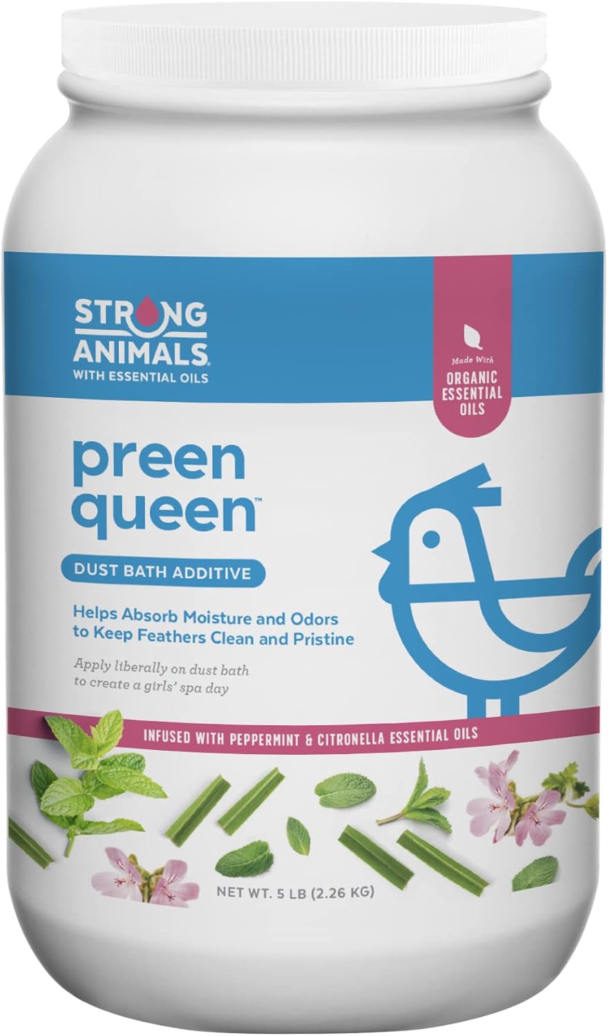 PREEN QUEEN DUST BATH 5lb