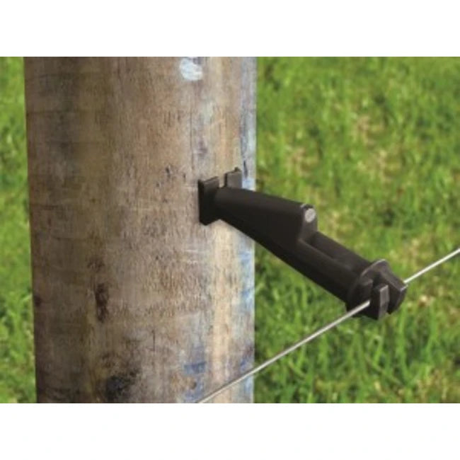 INSUL W-POST 5"+SLNT NAIL BLK