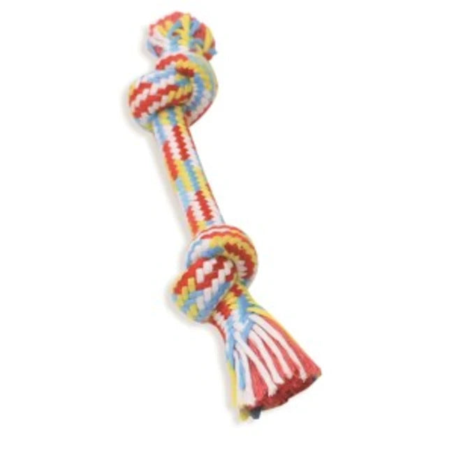 ROPE TOY SM 9" 2 KNOT BONE