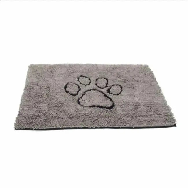 DOORMAT DIRTY DOG SLVR LG