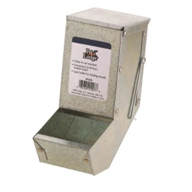 RABBIT FEEDER W/LID 3"