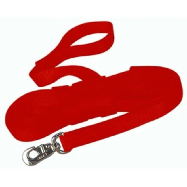 LUNGE LINE W/SNP RED 23D 26''E