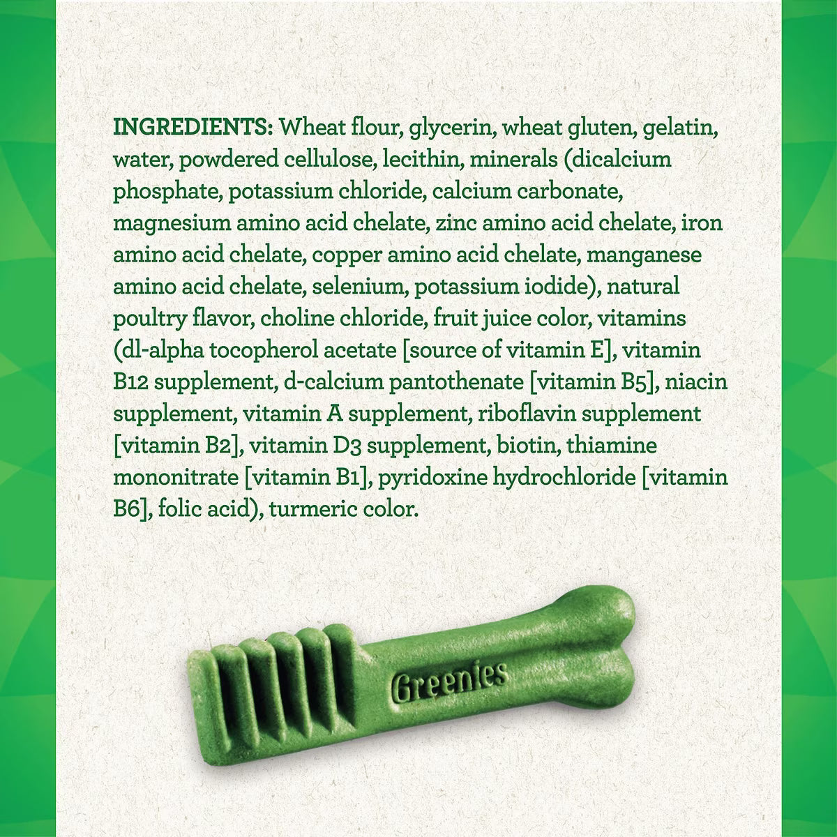 Greenies Regular Original Dental Dog Chews 18pk