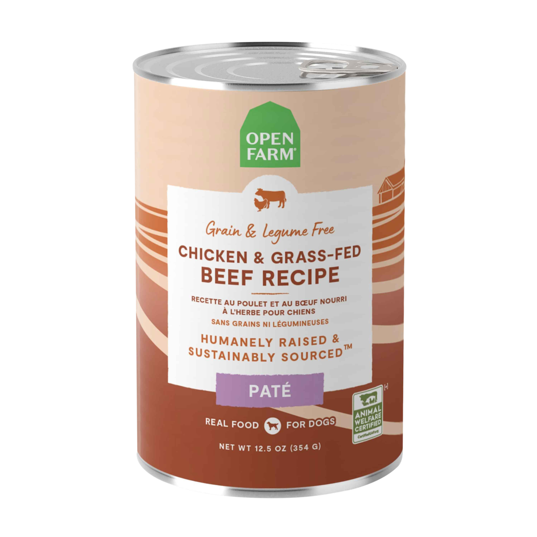 Open Farm Chicken & Grass-Fed Beef Recipe, 12.5 Ounces