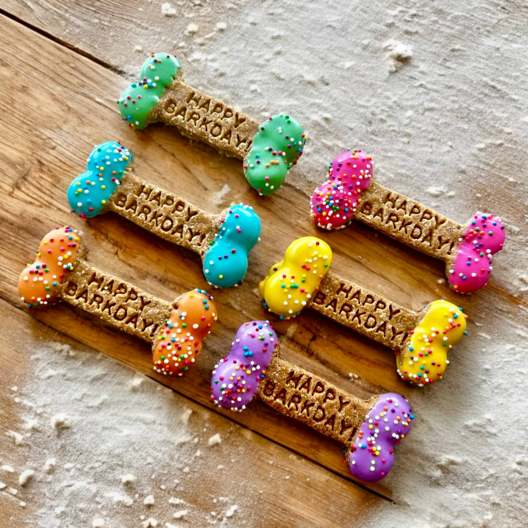 Bare HAPPY GOTCHA DAY / BARKDAY bones