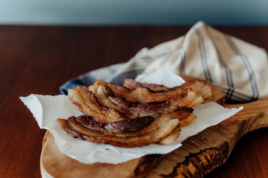 Sliced Fresh Side Pork Bacon (DIY Bacon) - 1 lb.