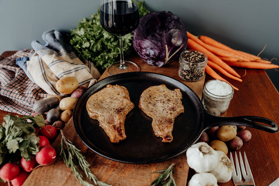 Fresh Cut Pork Chops - two 6 oz chops