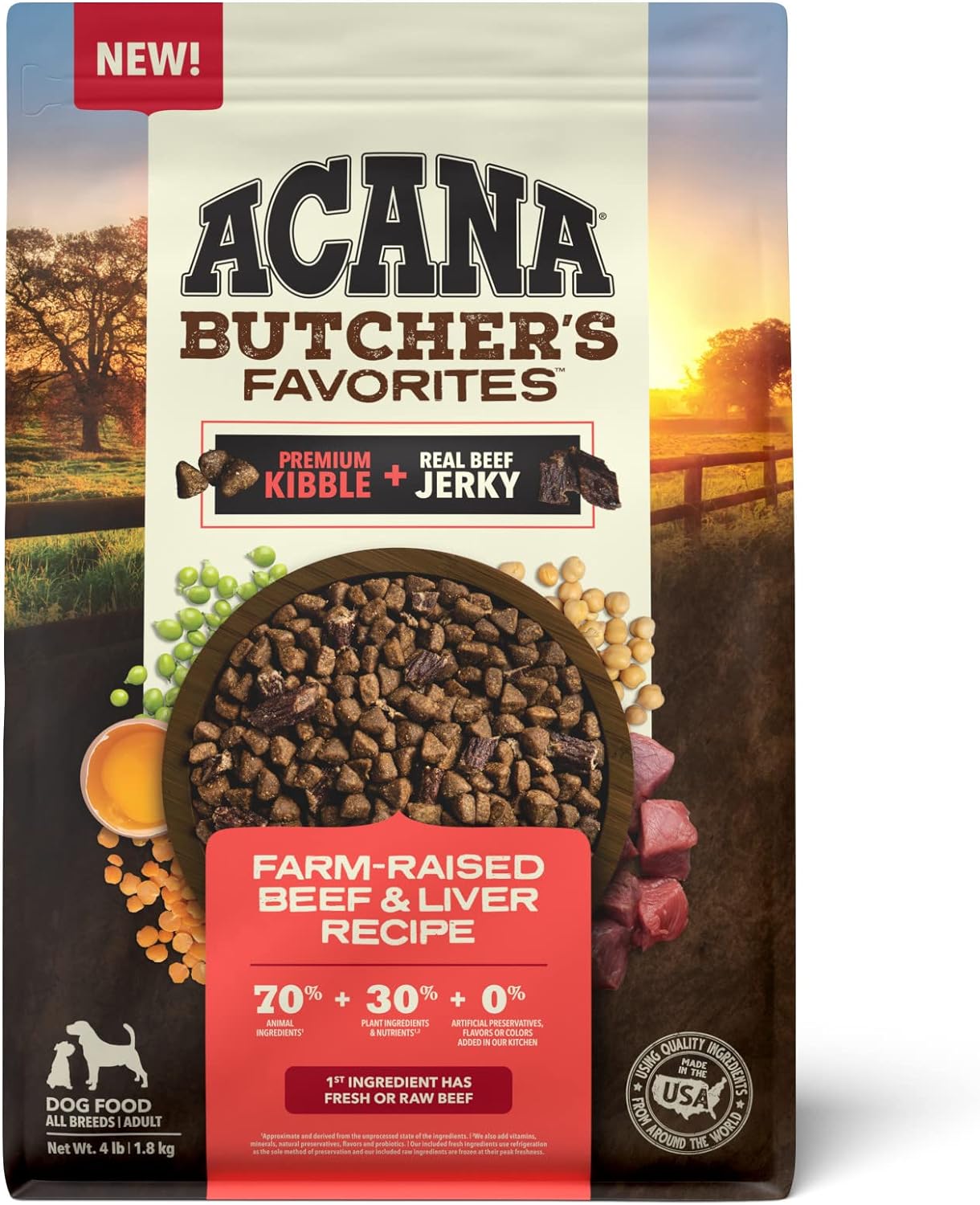 Acana Buchers Beef 4lb