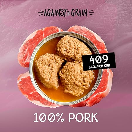 Against The Grain Nothing Else! 100% Pork Dog Food Pork case