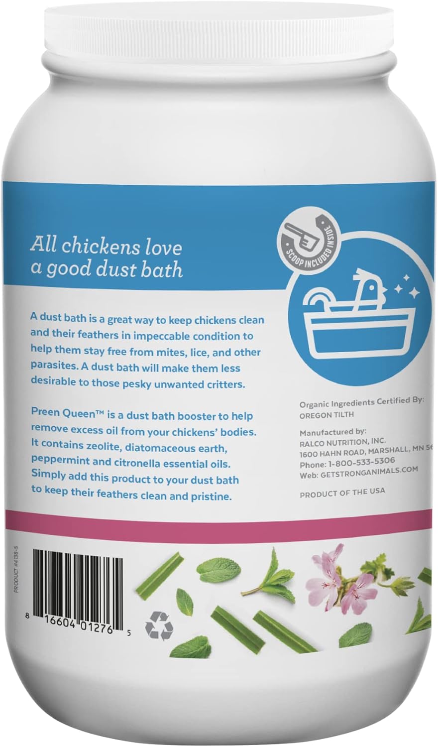 PREEN QUEEN DUST BATH 5lb