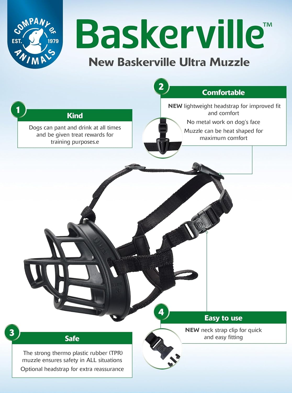 TCOA Baskerville Muzzle Size 4