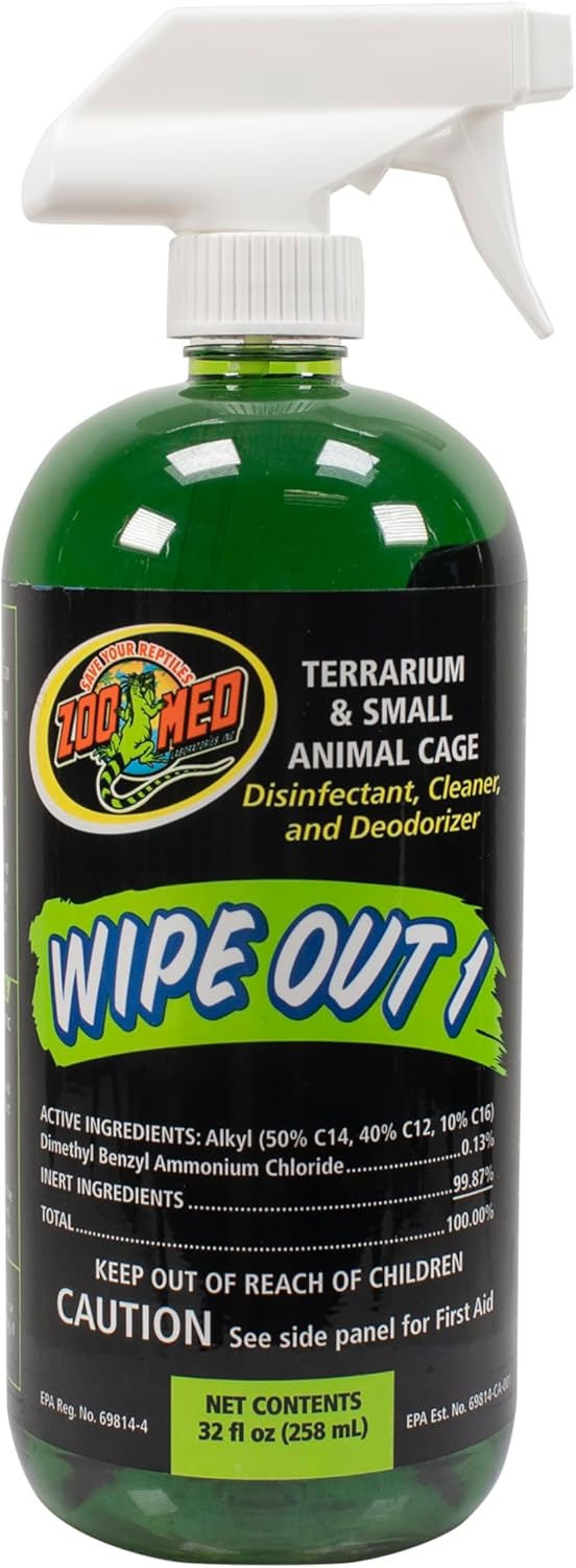 Zoo Med Wipe Out 1 Terrarium & Small Animal Cage Cleaner