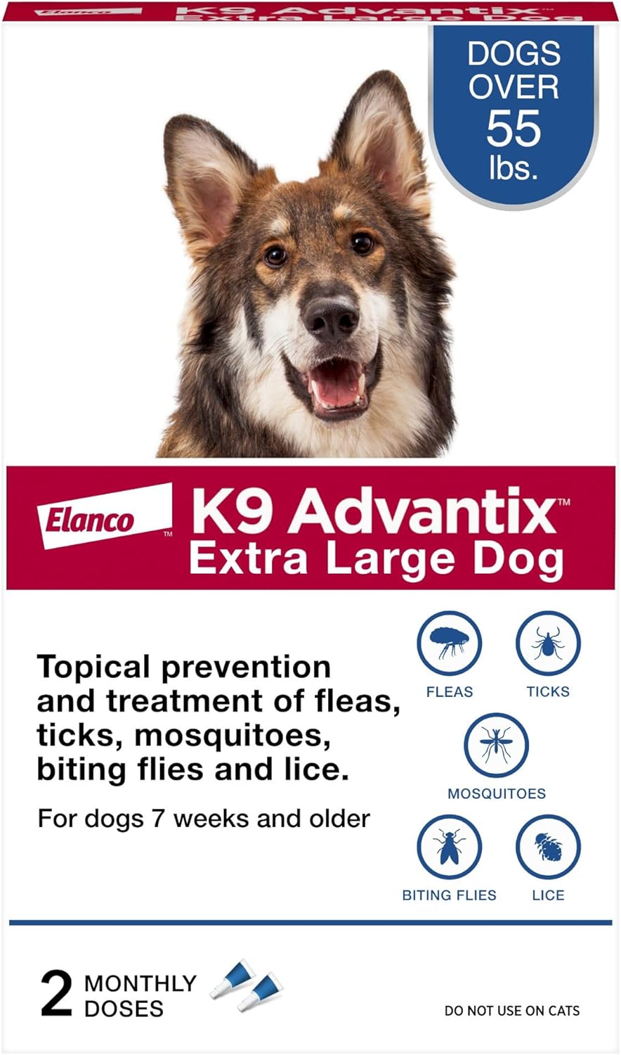 ADVANTIX K9 OVER 55LB 2PK