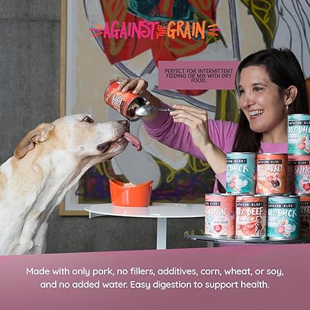 Against The Grain Nothing Else! 100% Pork Dog Food Pork case