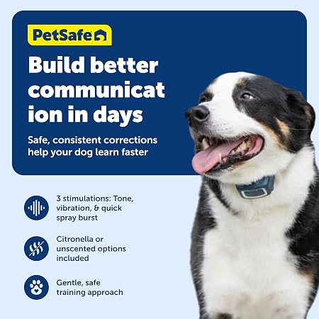 PetSafe Remote Spray Trainer Collar Tone, Vibration & Spray 300 yards
