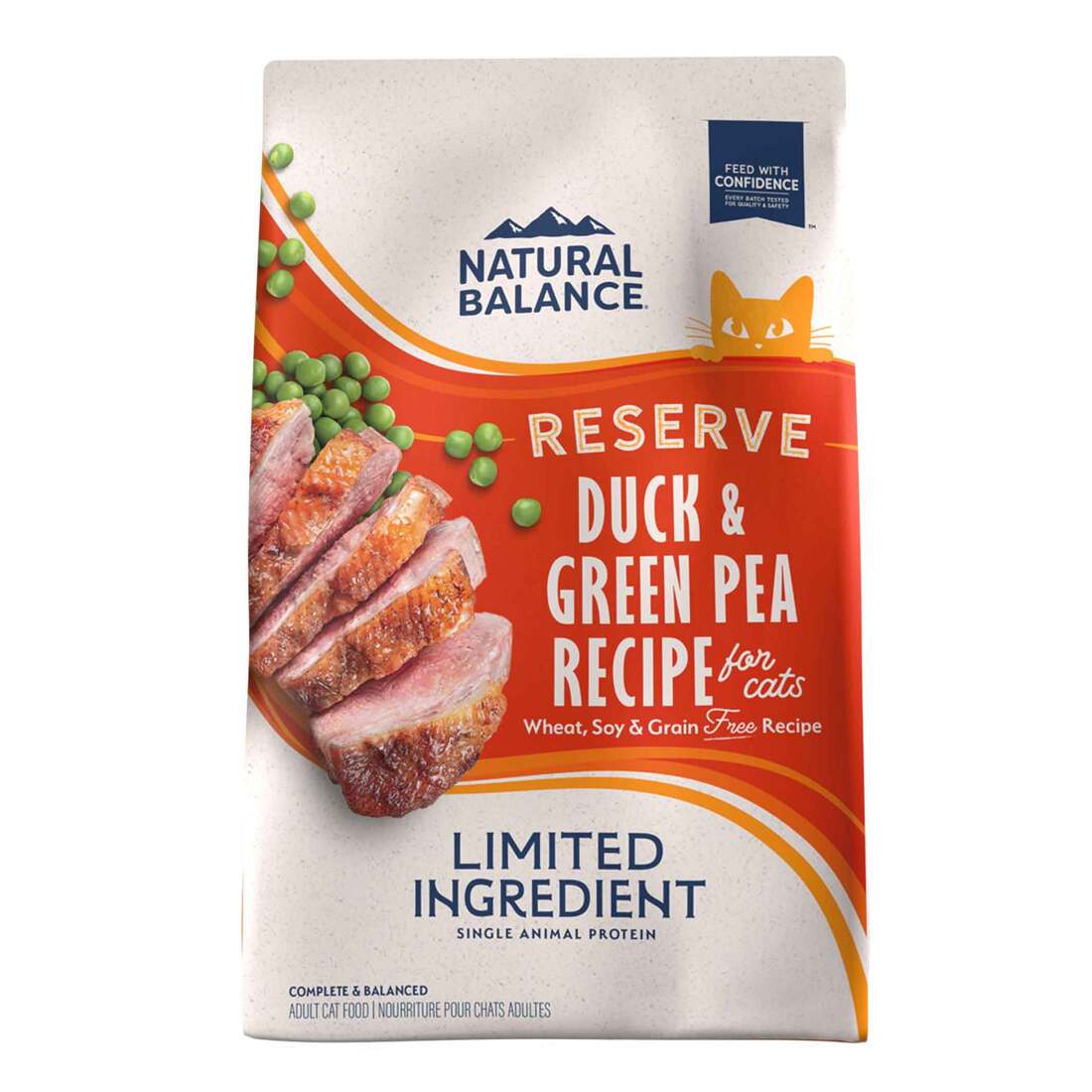 NBP DRY CAT PEA/DUCK 10#