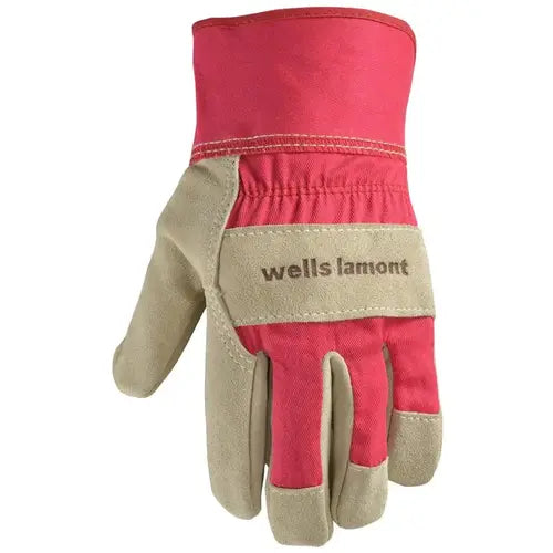 Women's Outdoor Work Gloves Red Medium 1 Pk