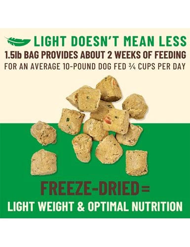 Primal Kibble in the Raw Small Breed Recipe Non-GMO Freeze-Dried Dog Food 1.5 lbs