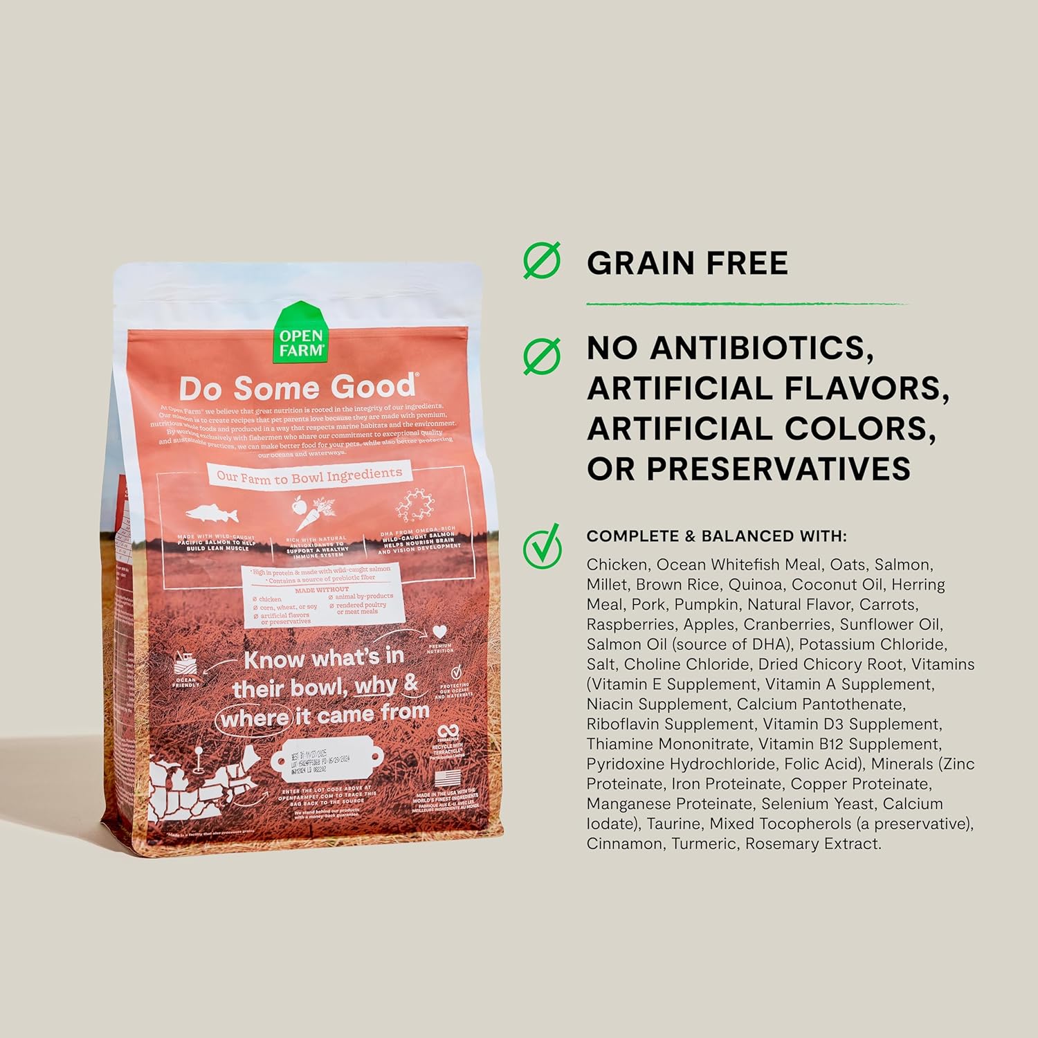 OPEN FARM PUP SALMON GF 22LB