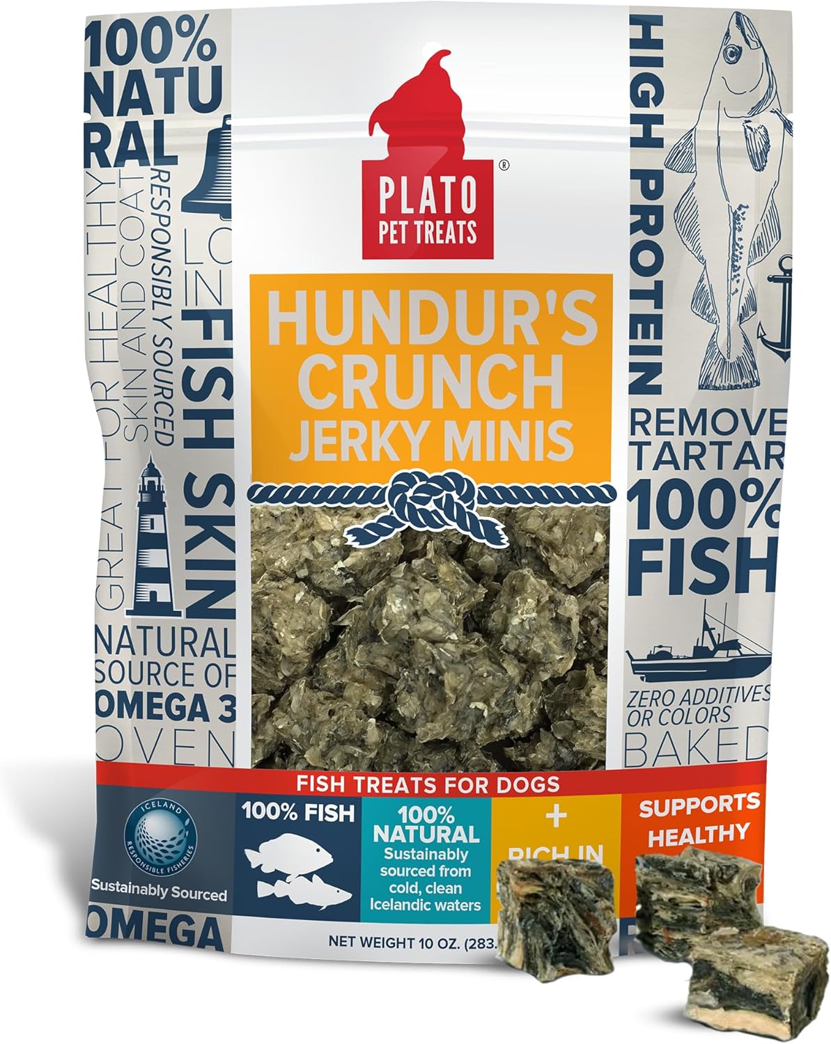 Plato Minis Fish S treat 10oz