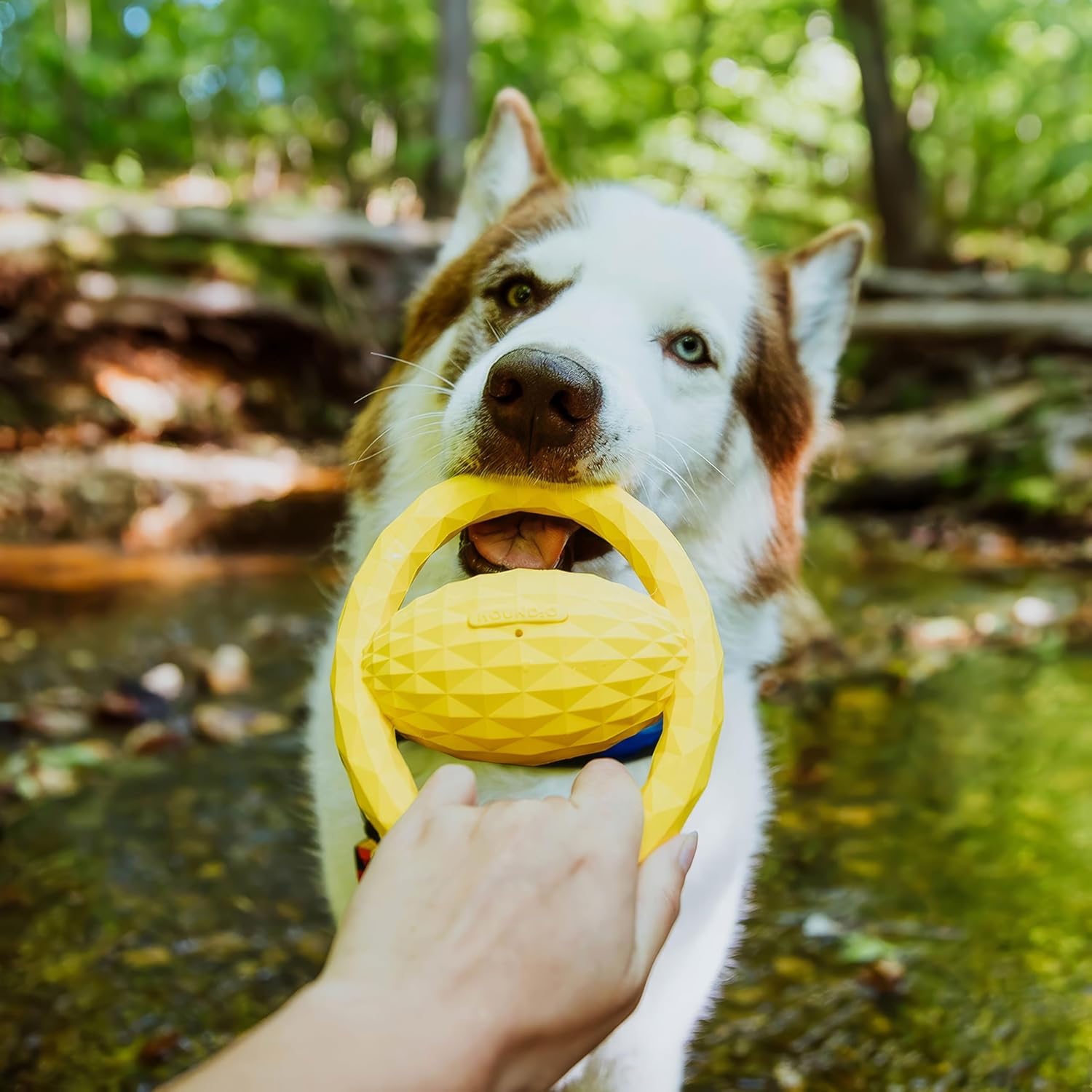 Playology Tug Ball Yellow