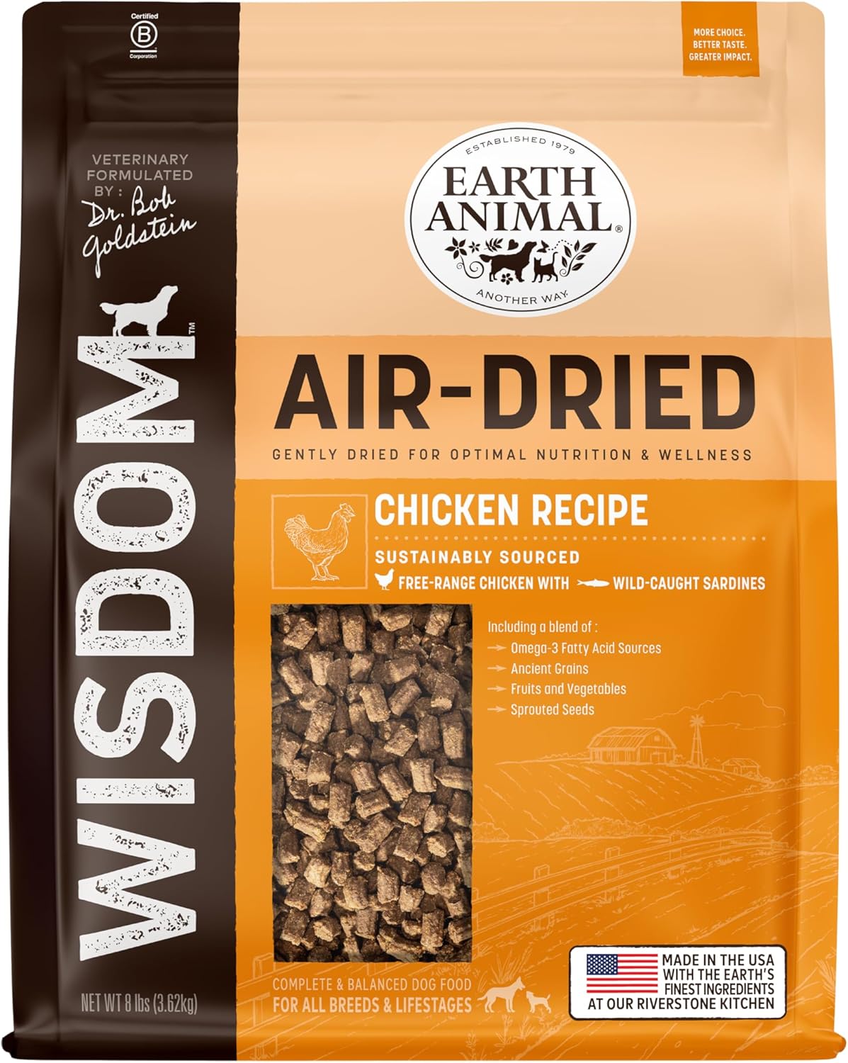 EA WISDOM CHICKEN Air Dried 8LB