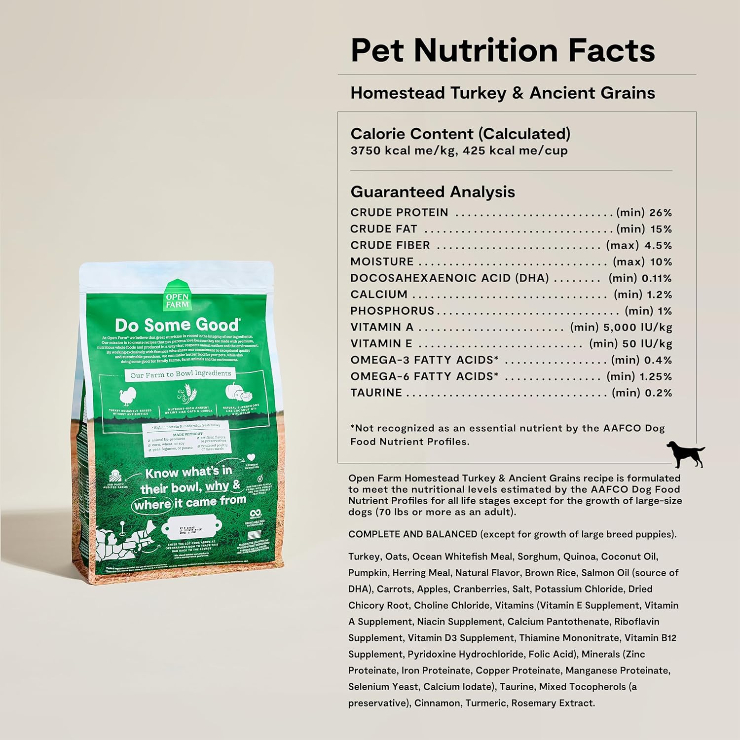 OPEN FARM DOG TURKY AG 4LB