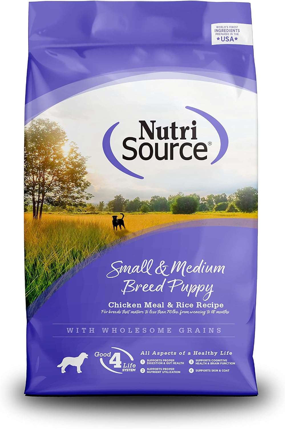 NutriSource Small and Medium Breed Puppy Chicken and Rice 26 LB