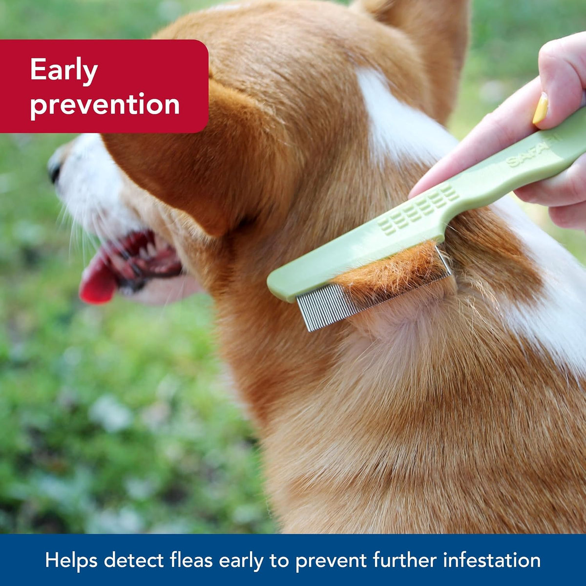 Coastal Pet Safari Double Row Flea Comb
