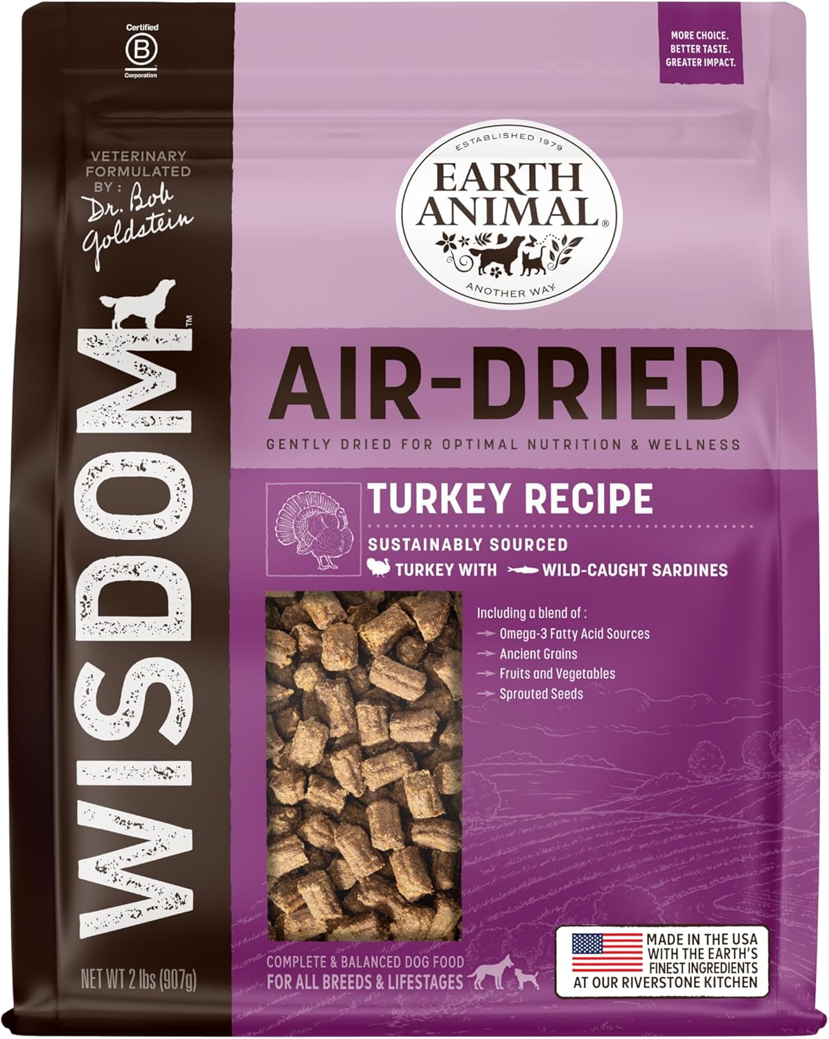 EA WISDOM TURKY Air Dried 2LB