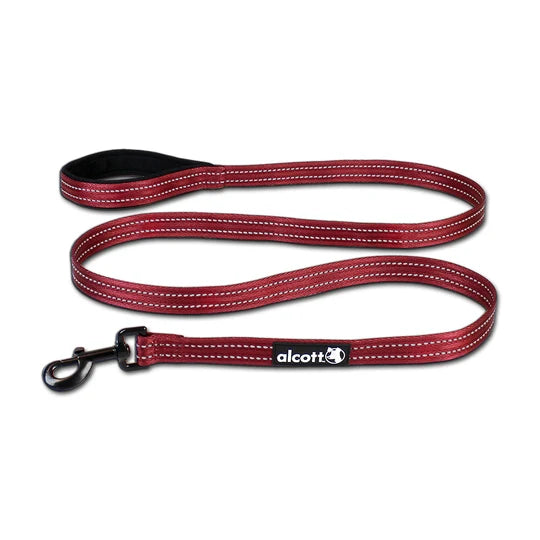 Alcott Adventures Reflective Dog Leash Large Red