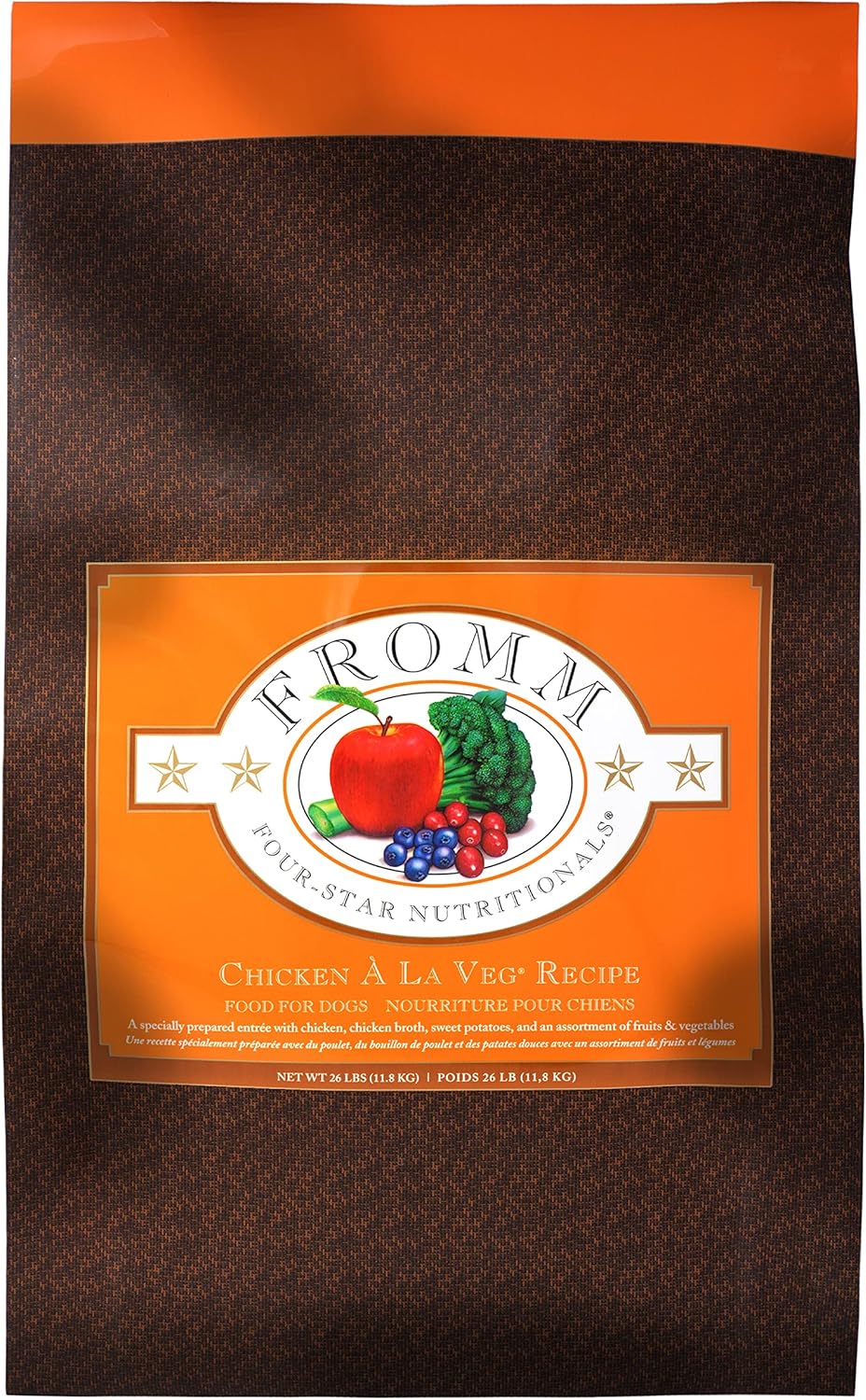 Fromm Four-Star Chicken À La Veg Recipe Dry Dog Food 26LB