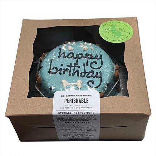 Bubba Rose Blue Dog Cake (Perishable)