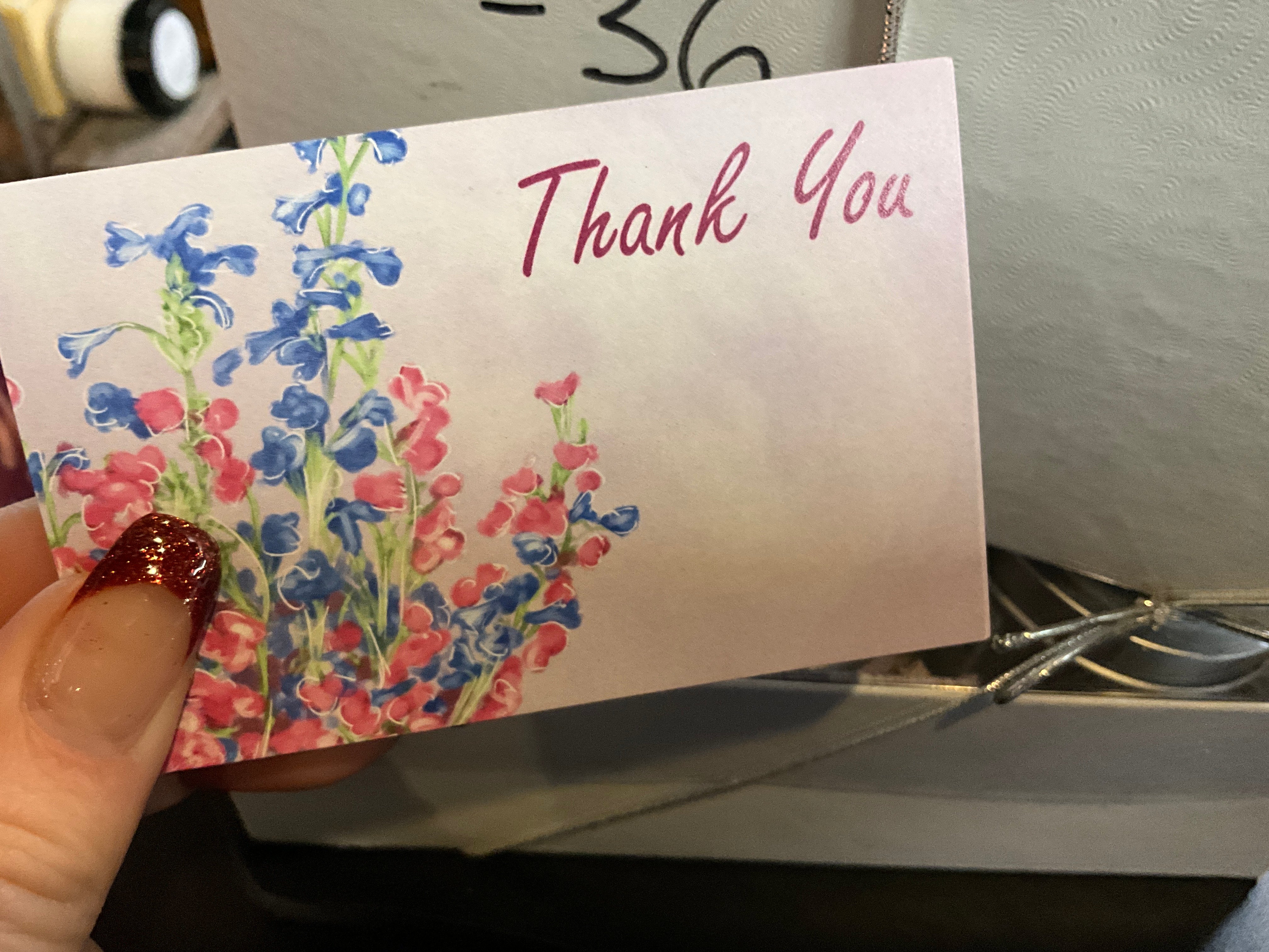 Thank You - Arrangement Card