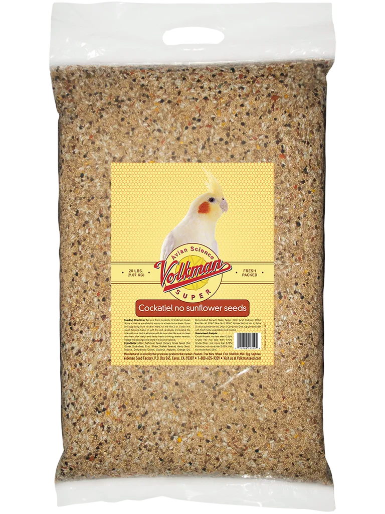 Volkman Avian Science Super Cockatiel No Sunflower 20#