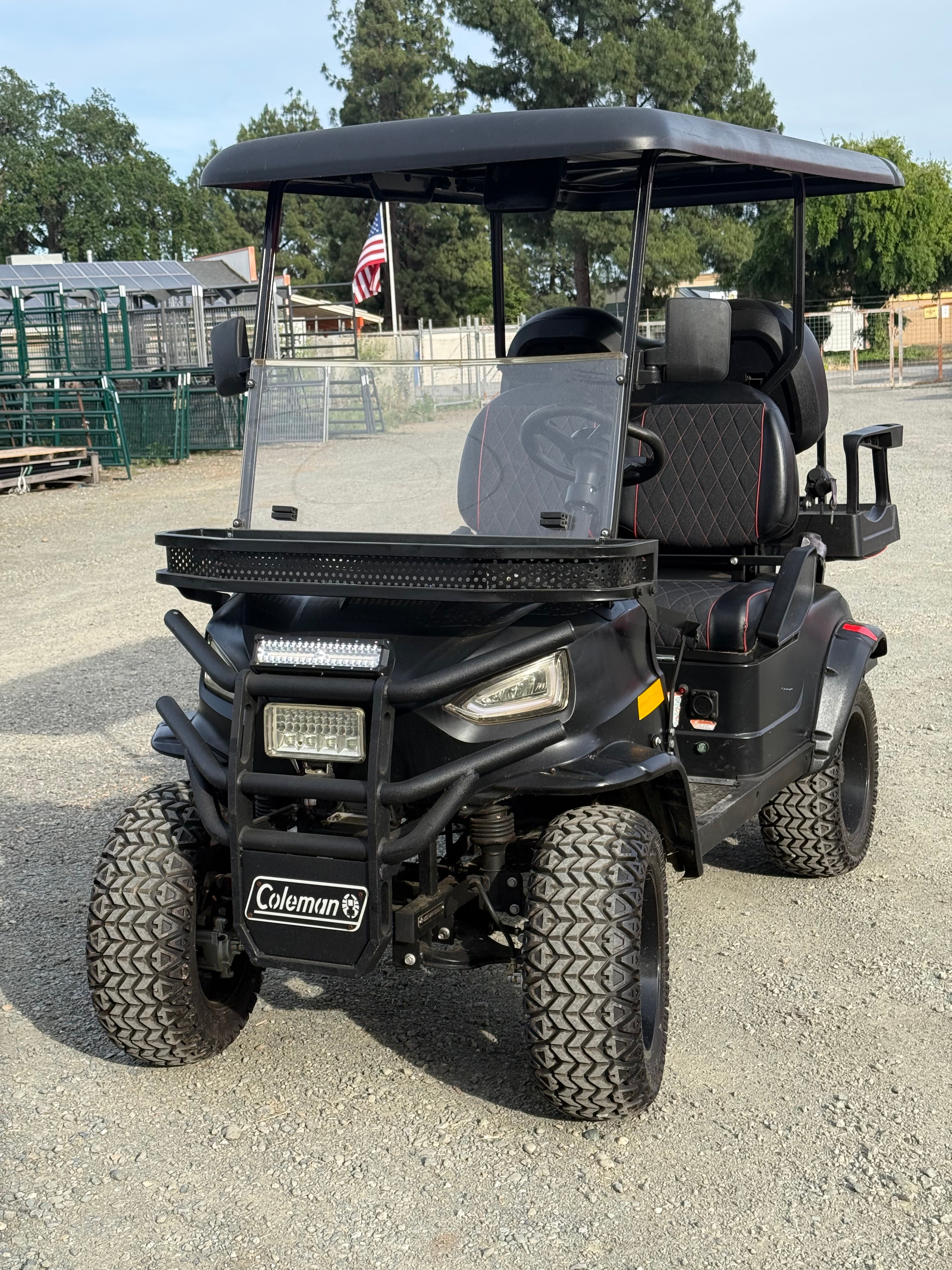 Golf Cart Colman 4 seat Black (Demo Model)