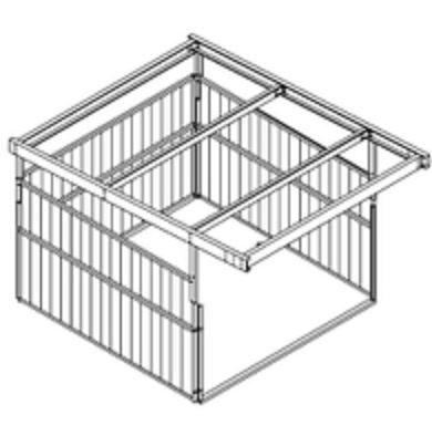 SHELTER KIT 3 W Roof Gal