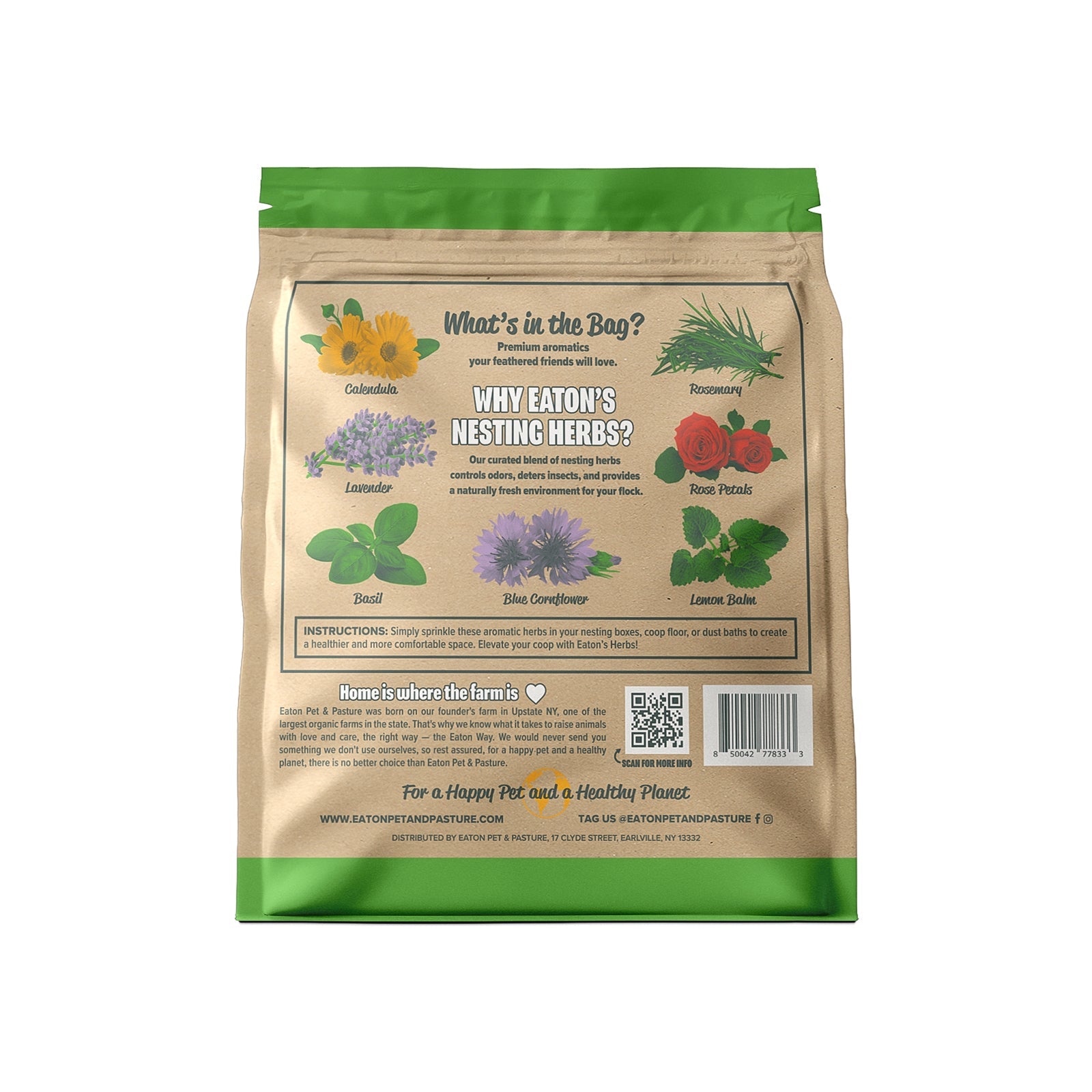 Premium Nesting Herbs, Aromatic Blend for Nesting Boxes & Chicken Coop, Natural Refresher & Pest Deterrent