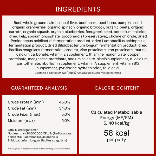 Stella & Chewy's Surf 'N Turf Freeze-Dried Patties for Dogs 14oz