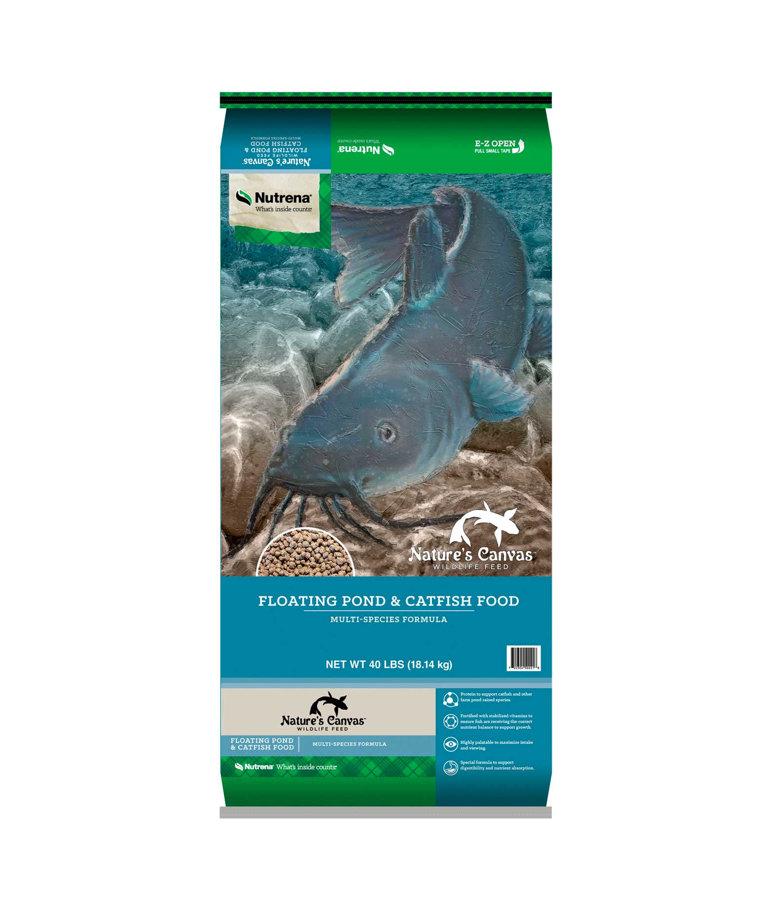 Nutrena Floating Pond & Catfish Food 40lb