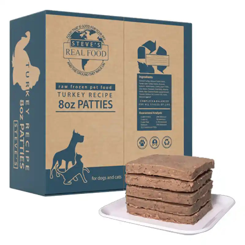 Steve's Real Food Frozen Turkey Patties 13.5 lb