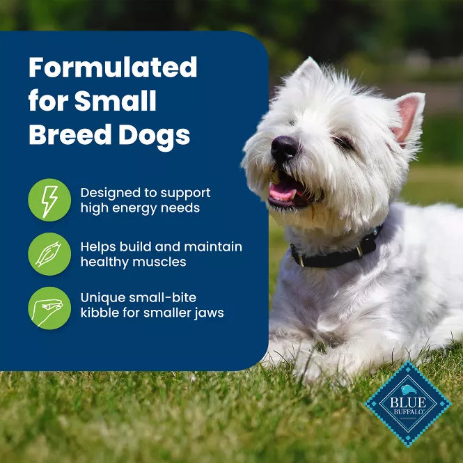 Blue Buffalo Lamb & Brown Rice Recipe Small Breed Adult Dry Dog Food 15lb