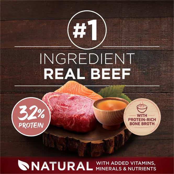 Purina ONE SmartBlend True Instinct High Protein Natural Real Beef & Salmon Flavor Dry Dog Food 27lb