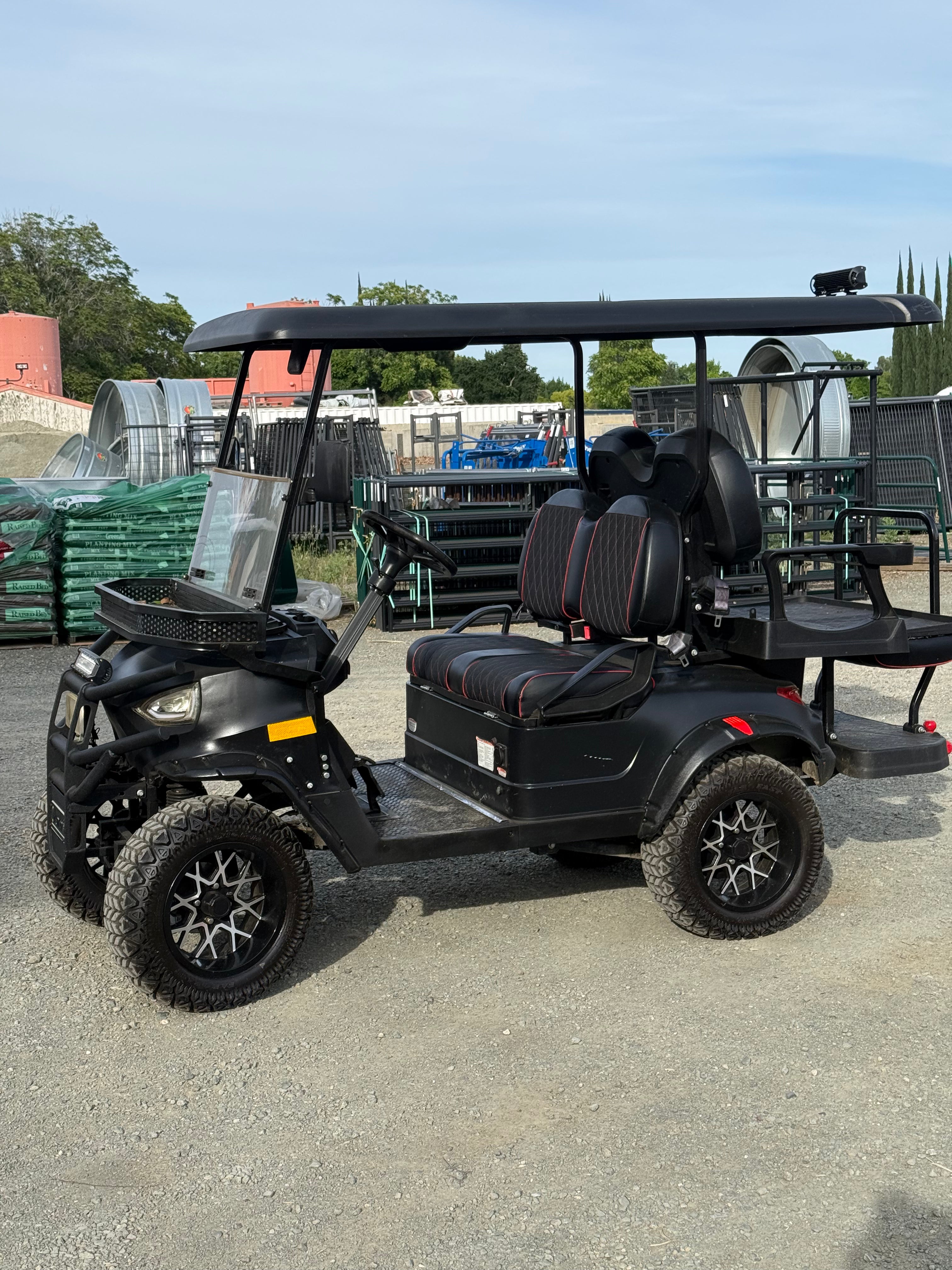 Golf Cart Colman 4 seat Black (Demo Model)