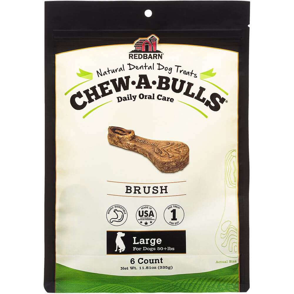 REDBARN CHEWABULL BRSH LG 6pk