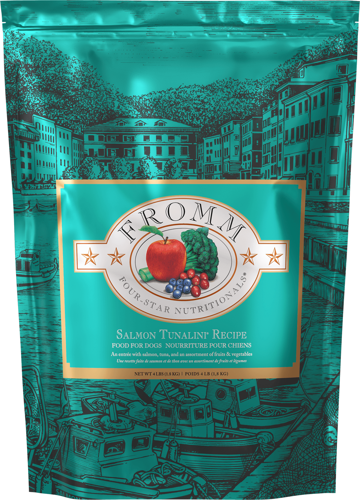 Fromm Four-Star Salmon Tunalini Recipe Dry Dog Food 4lb