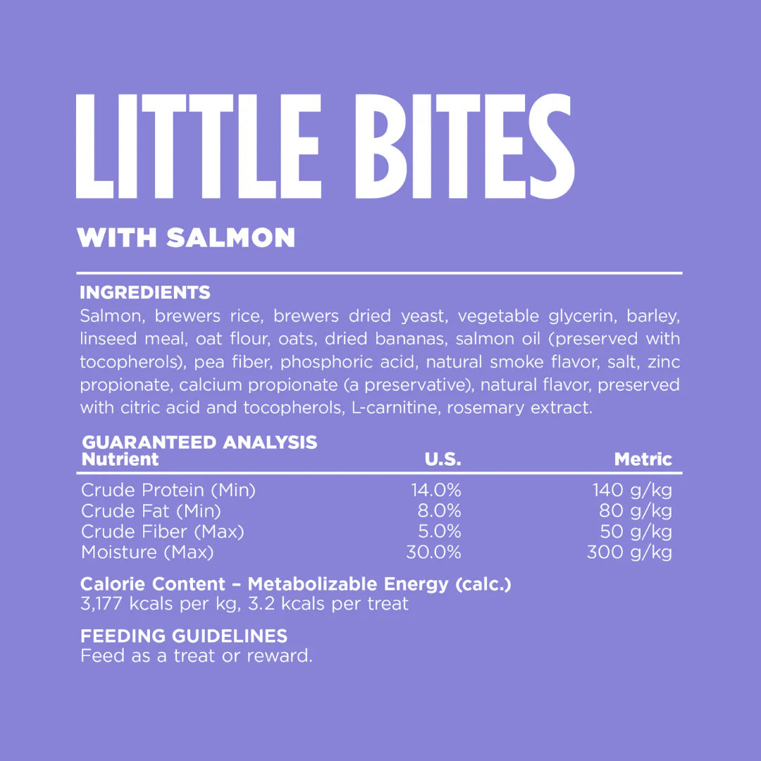 NutriSource LITTLE BITES SALM TREAT 6OZ