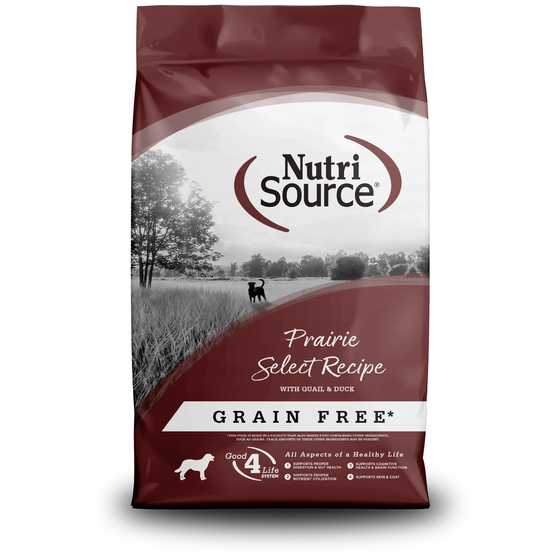 NutriSource Grain-Free Prairie Select Recipe Dry Dog Food 4lb